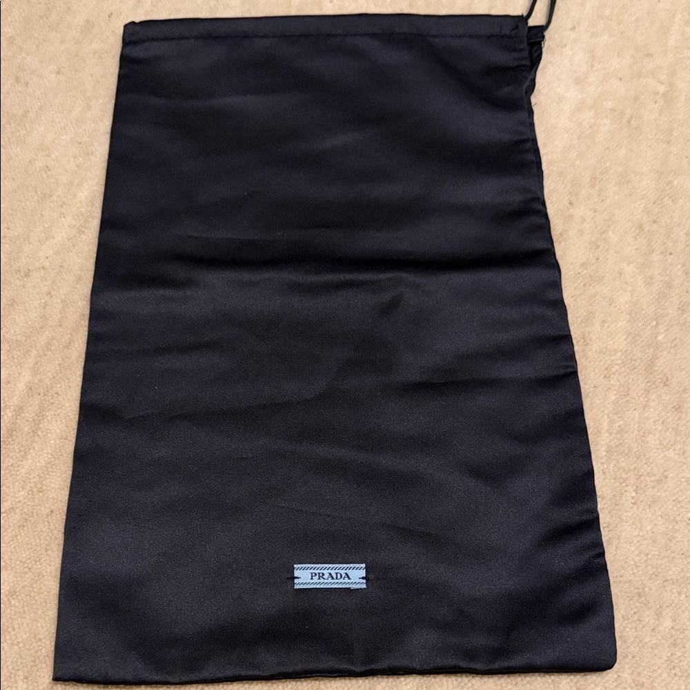 Prada Men's Black Drawstring Bag